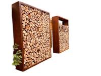 Houtopslag Egura roestkleurig 100x38,5x200 cm Geroba - Geroba - thumbnail