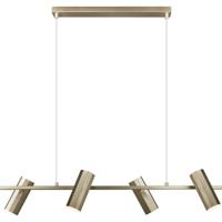 Messing hanglamp eettafel &apos;Alanis 4&apos; Nordlux GU10 fitting - thumbnail