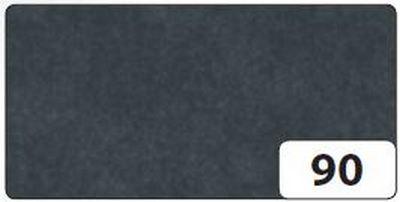 Zijdevloeipapier Folia 50x70cm 20gr nr90 zwart 5 vel