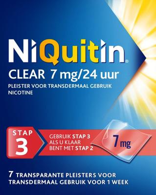 Niquitin Stap 3 7mg 7 Stuks