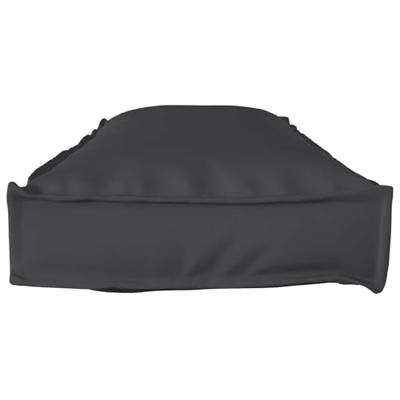 VidaXL Pallet kussen set 2 pcs zwart 120 x 40 x 8 cm oxford stof
