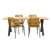 Le Sud tuinset Lunas Lorraine - terracotta - 5-delig - thumbnail