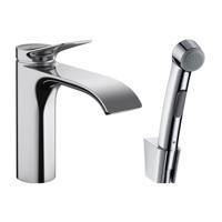 Wastafelmengkraan Hansgrohe Vivenis Bidethanddouche en Doucheslang 160 cm Chroom - thumbnail