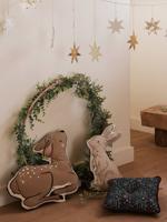 Set van 3 dierenkussens BROCÉLIANDE blauw, bedrukt - thumbnail