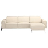 Hoekbank Dave rechts - elektrisch verstelbaar - crème - Leen Bakker - thumbnail