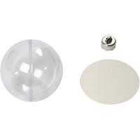 Creativ Company decoratie kerstballen tweedelig, 5st. - thumbnail