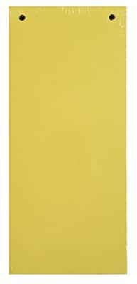 Spoorverbreders Exacompta 13425B Geel Karton Fiches (100 Stuks)