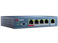 Hikvision Digital Technology DS-3E0105P-E network switch Unmanaged Fast Ethernet (10/100) Blue Power over Ethernet (PoE) - Hikvision Digital Technology DS-3E0105P-E, Unmanaged, Fast Ethernet (10/100), - thumbnail
