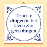 Tegeltje De beste dingen in het leven - thumbnail