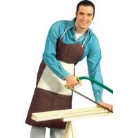 Leipold Doehle 2582 Zeildoekschort 80 x 100 cm Materiaal: 100% katoen - thumbnail