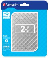 Verbatim Store n Go 2 TB Externe harde schijf (2,5 inch) USB-A 3.2 Gen 1 Zilver 53198 - thumbnail