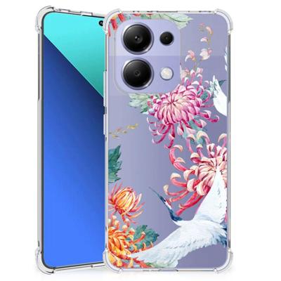 Xiaomi Redmi Note 13 4G Case Anti-shock Bird Flowers Xiaomi Redmi Note 13 4G Case Anti-shock Bird Flowers
