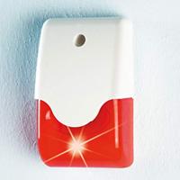 ABUS SG1681 Alarmsirene met flitslicht 100 dB Rood Binnen, Buiten 12 V/DC - thumbnail