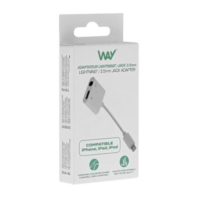 Lightning naar 3,5 mm jack/Lightning-adapter