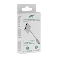 Lightning naar 3,5 mm jack/Lightning-adapter - thumbnail