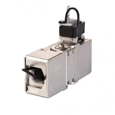 Metz Connect RJ45 Netwerk Adapter CAT 7a [1x RJ45-bus - 1x RJ45-bus] 0 mm Zilver