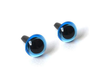 Ogen Transparant Blauw -8 mm