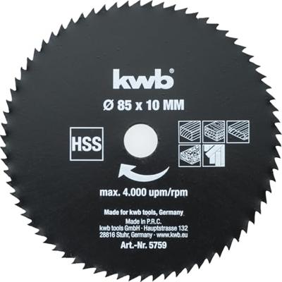 kwb 575905 Cirkelzaagbladset 5 stuk(s)