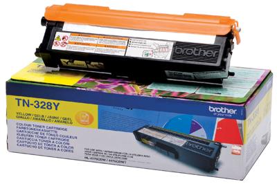 Brother TN-328 Y Toner geel