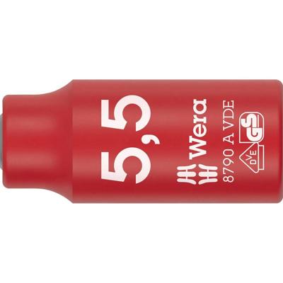 Wera 8790 A VDE 05005932001 Dop (zeskant) Dopsleutelinzetstuk 5.5 mm Wera 8790 A VDE 05005932001 Dop (zeskant) Dopsleutelinzetstuk 5.5 mm