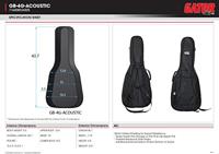 Gator Cases GB-4G-ACOUSTIC gigbag voor akoestische westerngitaar - thumbnail