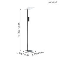 Eglo Strakke leeslamp Budensea 99113 - thumbnail