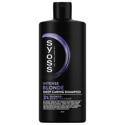 Syoss Intense Blonde Deep Caring Shampoo 3% Blond Booster