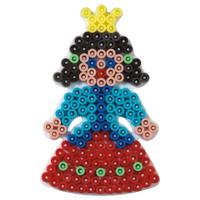 Hama strijkkralen grondplaat prinses - thumbnail