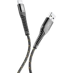 Cellularline Extreme USB-kabel 1 m USB A USB C Zwart