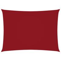 Zonnescherm rechthoekig 5x7 m oxford stof rood - thumbnail