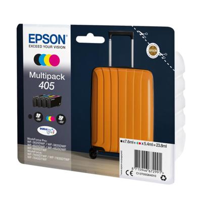 Epson Inktcartridge T05G6, 405 Origineel Combipack Zwart, Geel, Cyaan, Magenta C13T05G64010 Epson Inktcartridge T05G6, 405 Origineel Combipack Zwart, Geel, Cyaan, Magenta C13T05G64010