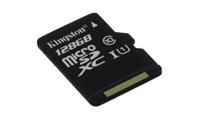 Micro SD kaart met adapter Kingston SDC10G2/128GBSP 128 GB - thumbnail