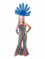 Hippie Jumpsuit Meisje Kostuum - thumbnail