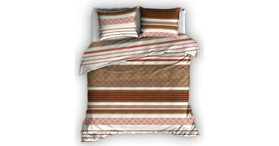 Satin d'Or dekbedovertrek Westfield Koper Bruin-260x200/220