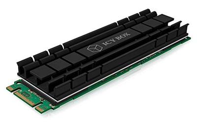 ICY BOX IB-M2HS-701, Kühlkörperset für M.2 2280 SSD, für PC/PS5, Aluminium, 5 mm dick 60361 M.2 SSD-koeler