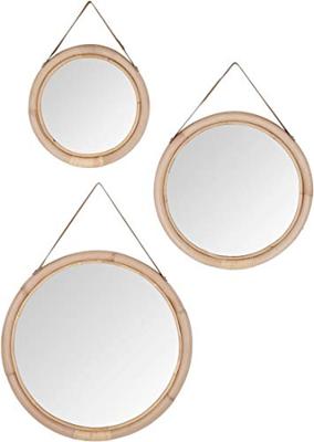 MUST Living Spiegel 'San Jose' Rotan, Set van 3 stuks