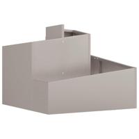 VidaXL Tuin bloempot bruin 60 x 60 x 50 cm cortenstaal - thumbnail