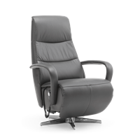 Sta-op Stoel J-104 Donkerblauw Leer - thumbnail