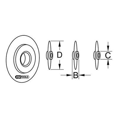 KS Tools 2220751 Snijwiel