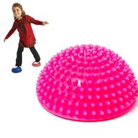 Halfrond evenwicht Stepping Stones Durian stekelige massage bal zintuiglijke integratie indoor buiten spelen speelgoed voor kinderen kinderen (Rose ro - thumbnail