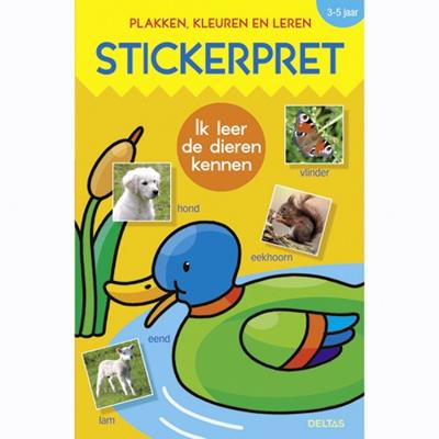 Deltas Stickerpret - ik leer de dieren kennen