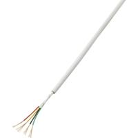 TRU COMPONENTS 1571729 Alarmkabel LiYY 6 x 0.22 mm² Wit 50 m - thumbnail