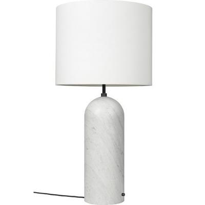 Gubi Gravity XL Low Vloerlamp - Wit marmer & Wit Gubi Gravity XL Low Vloerlamp - Wit marmer & Wit
