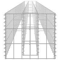 Gabion plantenbak verhoogd 450x30x30 cm gegalvaniseerd staal - thumbnail