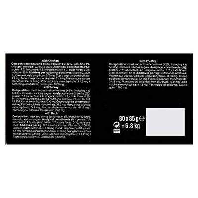 SHEBA Delicacy Gevogelte-aroma's in gelei - nat kattenvoer - 80x 85 g