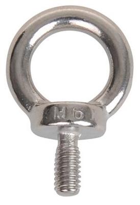 Seilflechter oogbout M6 RVS (aisi 316) 40 mm zilver