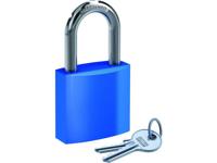 Basi 6190-4000-1300 Hangslot Verschillend sluitend Blauw - thumbnail