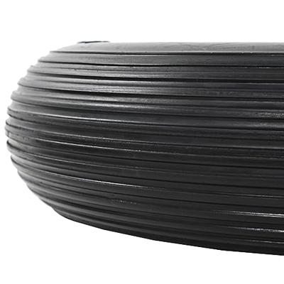 VidaXL Kruiwagenwiel met as 4,00-8 390 mm massief pu