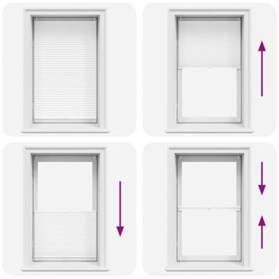 VidaXL Plisséjaloezie 70x150 cm wit