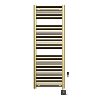 Elektrische Radiator BWS Lara 118.5x45 Cm Smart Wifi Geborsteld Messing PVD Elektrische Radiator BWS Lara 118.5x45 Cm Smart Wifi Geborsteld Messing PVD